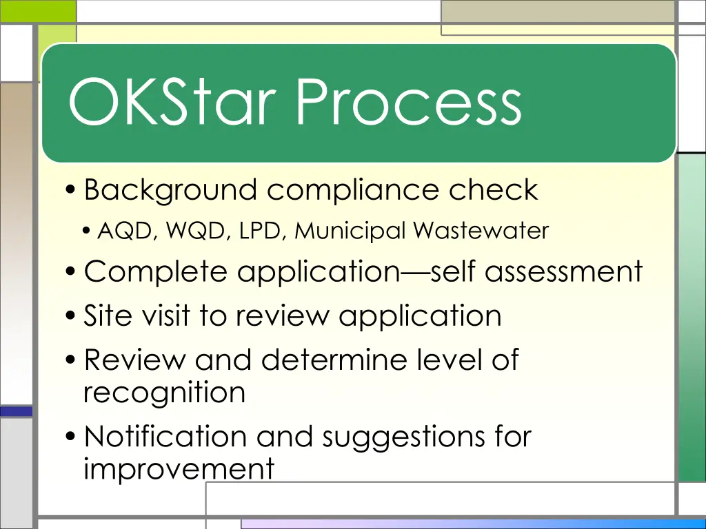 okstar process