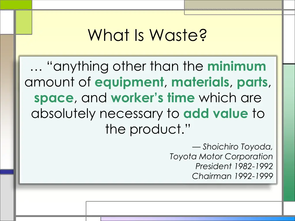 what is waste