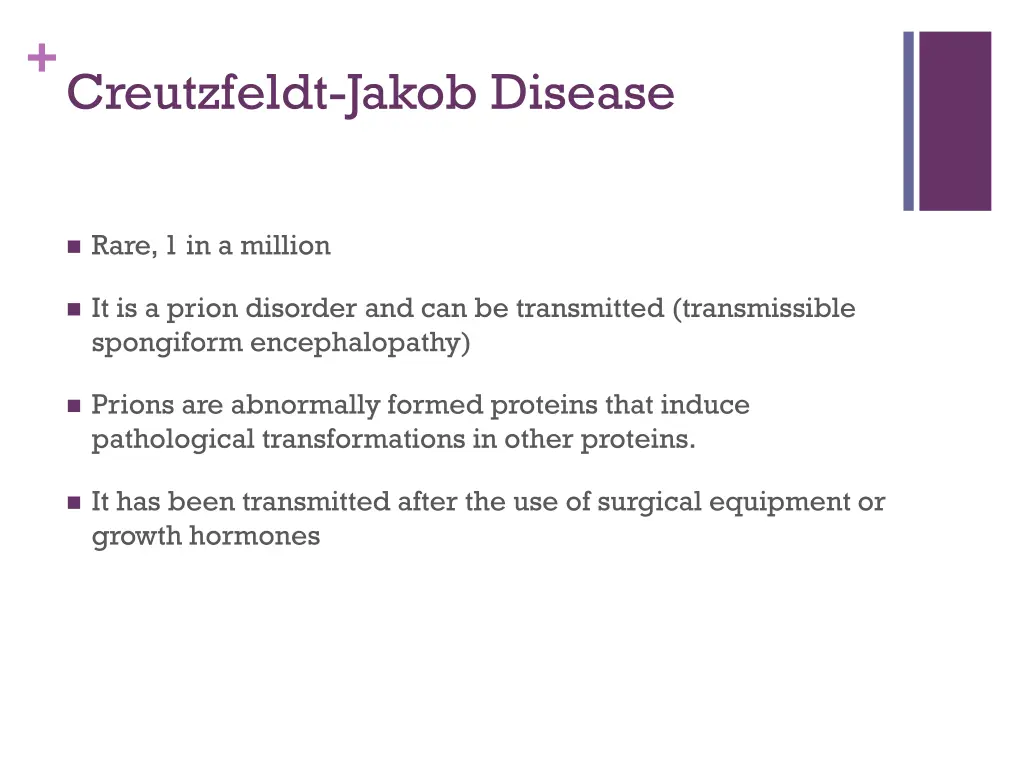 creutzfeldt jakob disease