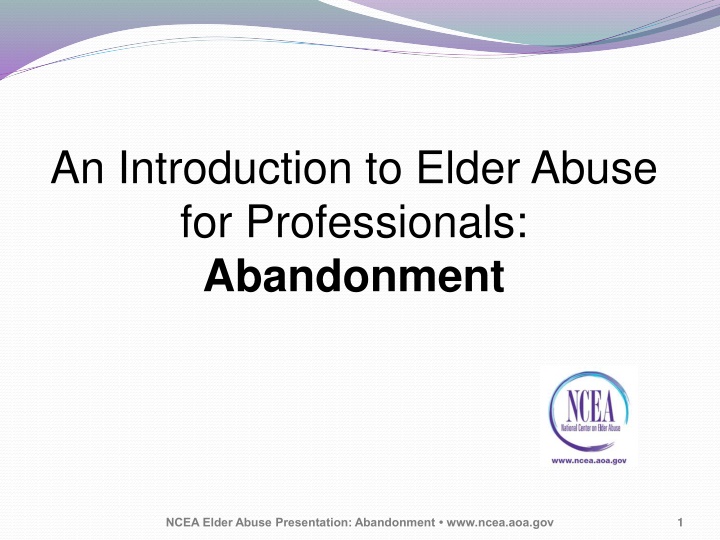 an introduction to elder abuse for professionals