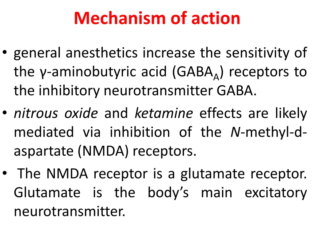 mechanism of action