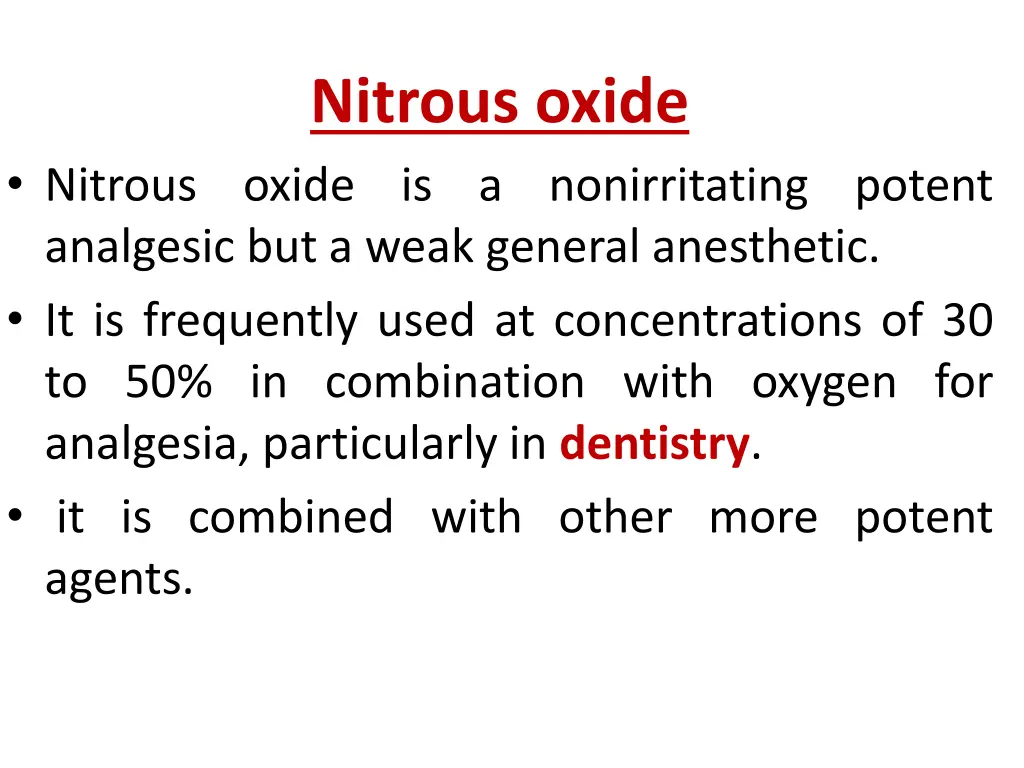 nitrous oxide