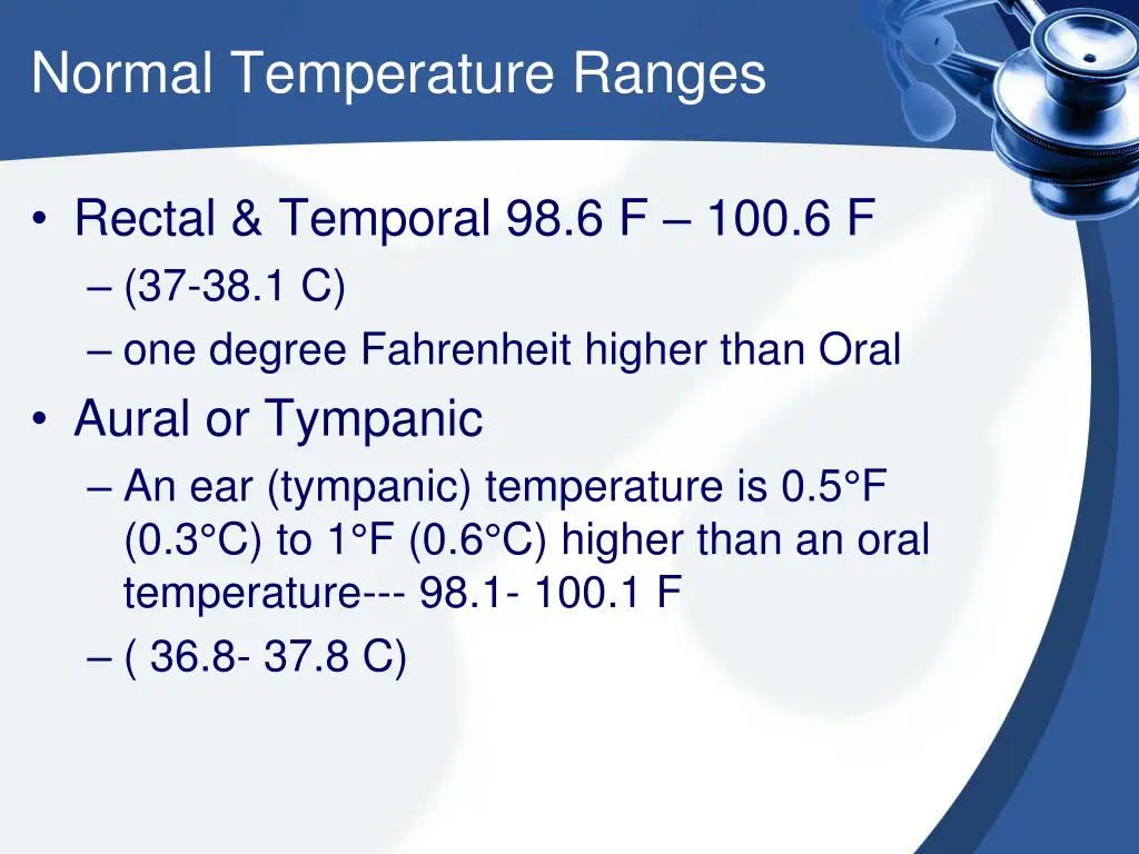 normal temperature ranges 1