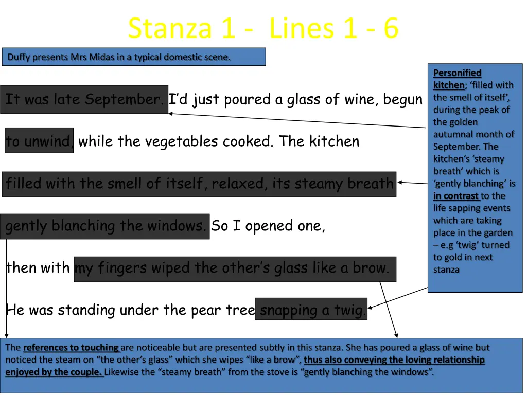 stanza 1 lines 1 6