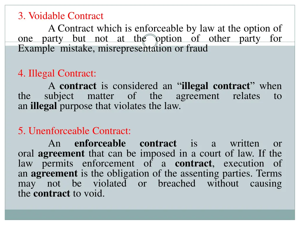 3 voidable contract a contract which