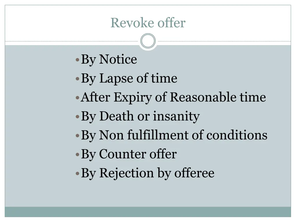 revoke offer