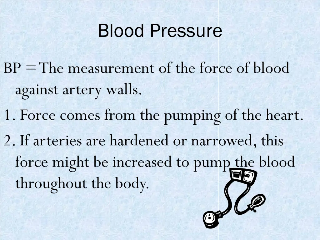 blood pressure