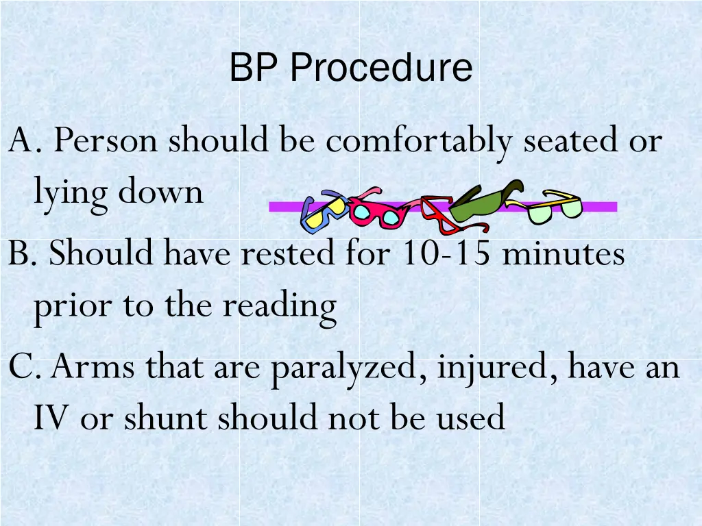 bp procedure