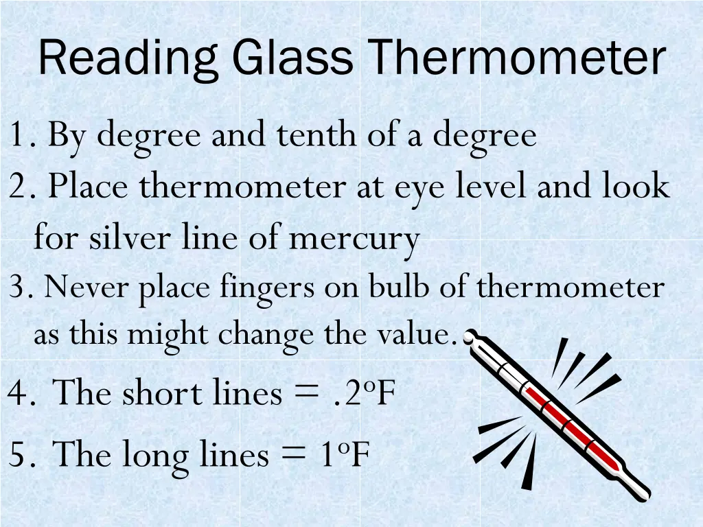 reading glass thermometer