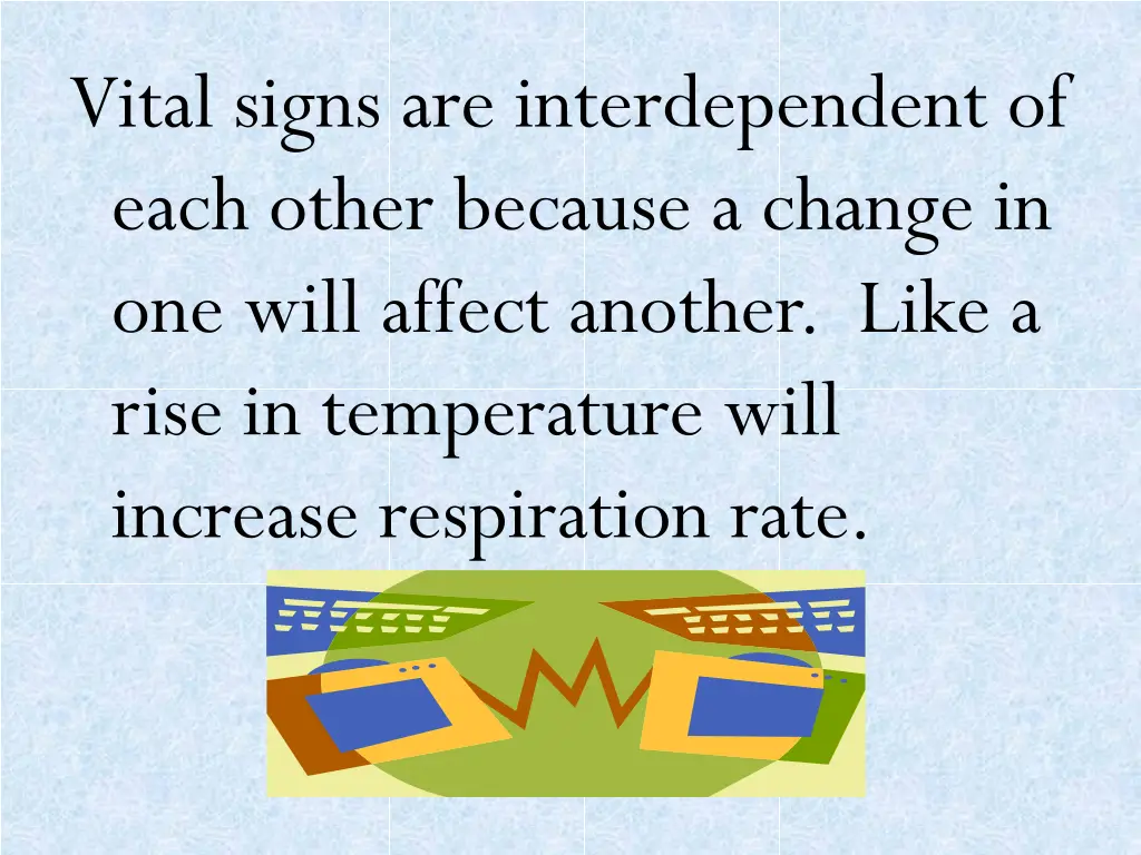 vital signs are interdependent of each other