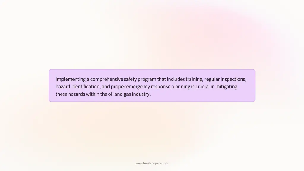 implementing a comprehensive safety program that