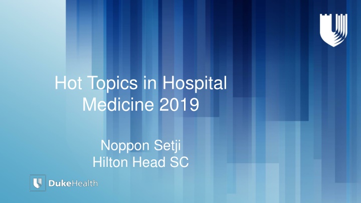 hot topics in hospital medicine 2019