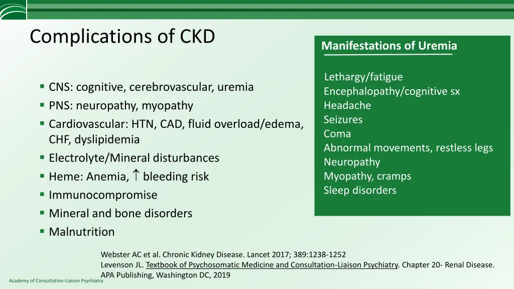 complications of ckd