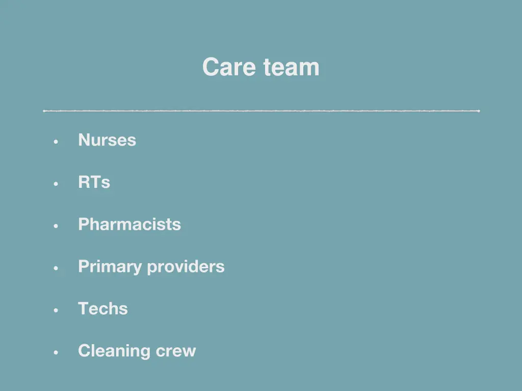 care team