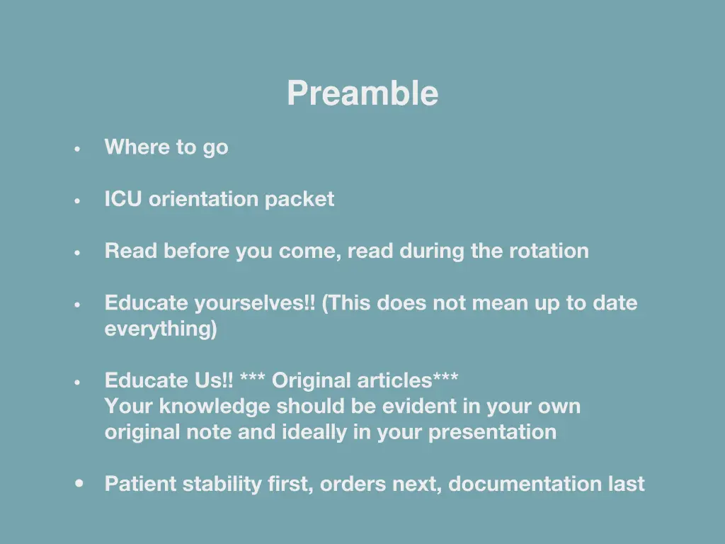 preamble