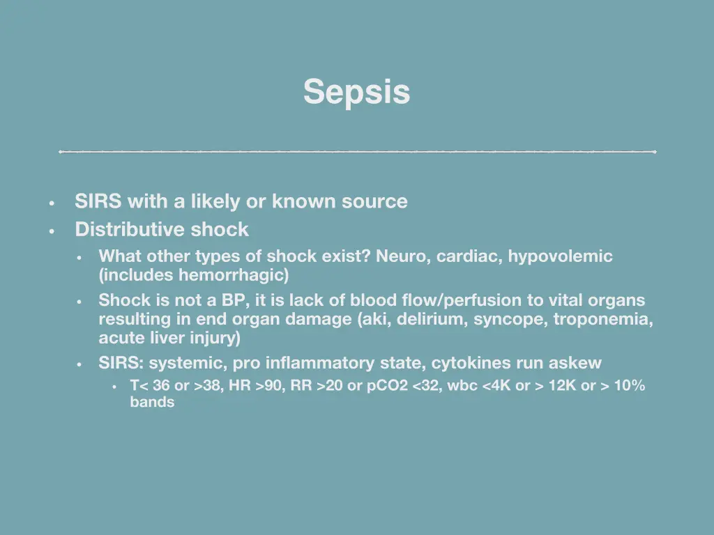 sepsis