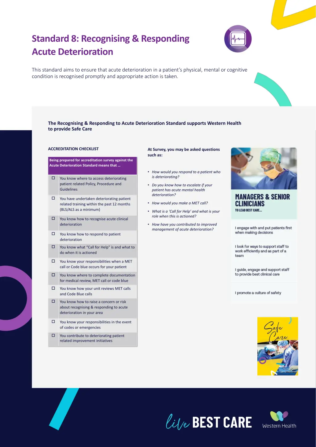 standard 8 recognising responding to acute