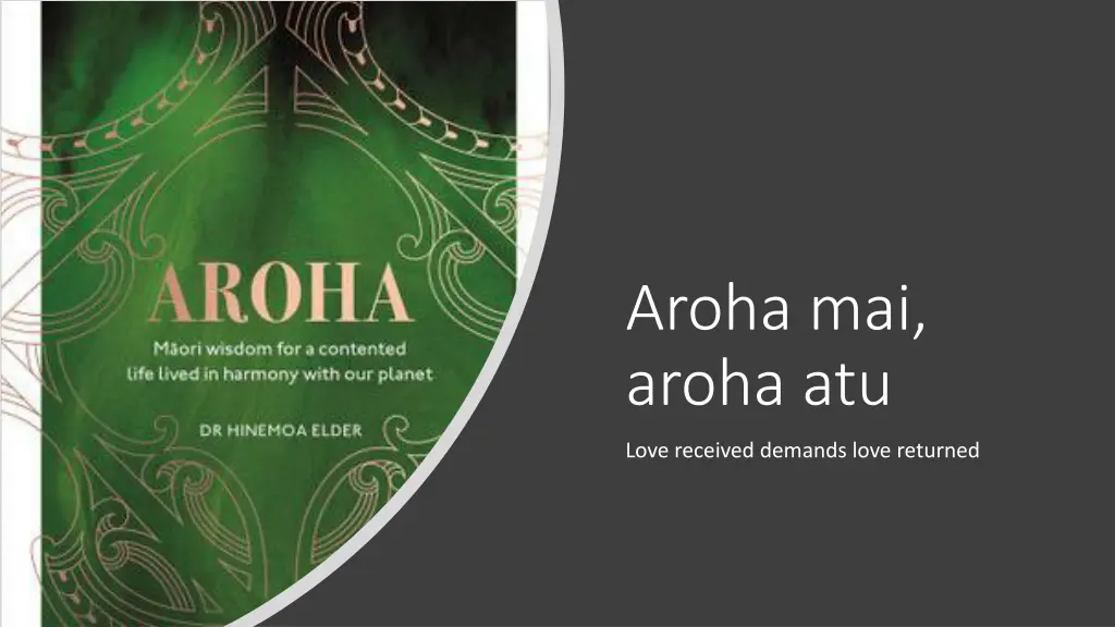 aroha mai aroha atu