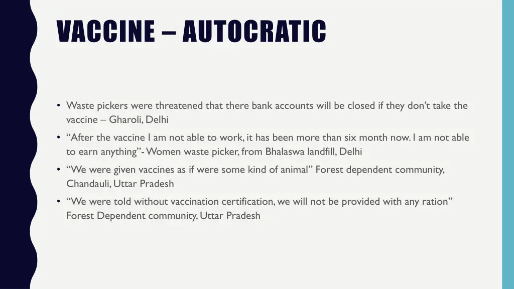 vaccine autocratic