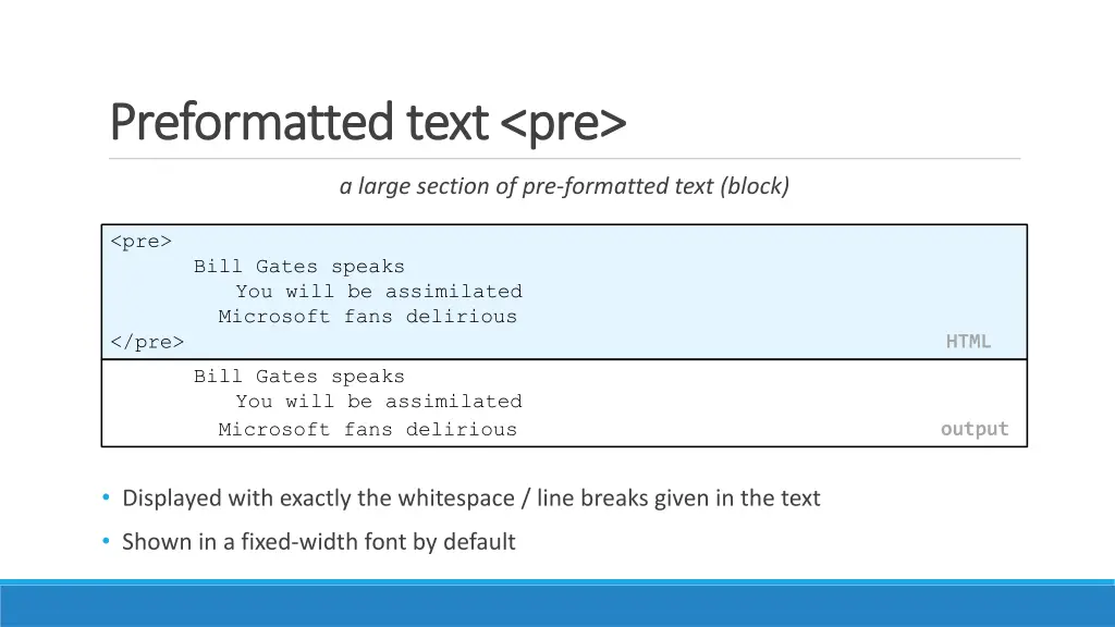 preformatted text pre preformatted text pre