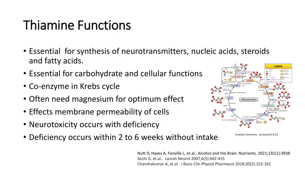 thiamine functions thiamine functions