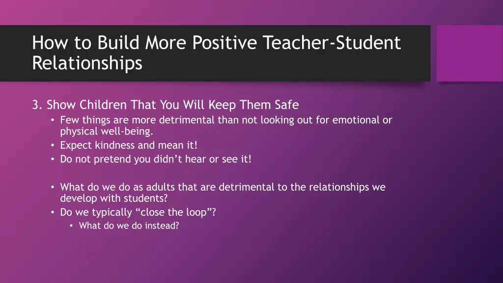 how to build more positive teacher student 2