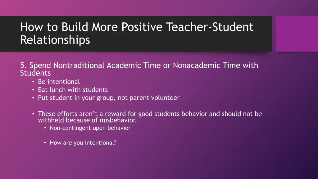 how to build more positive teacher student 4