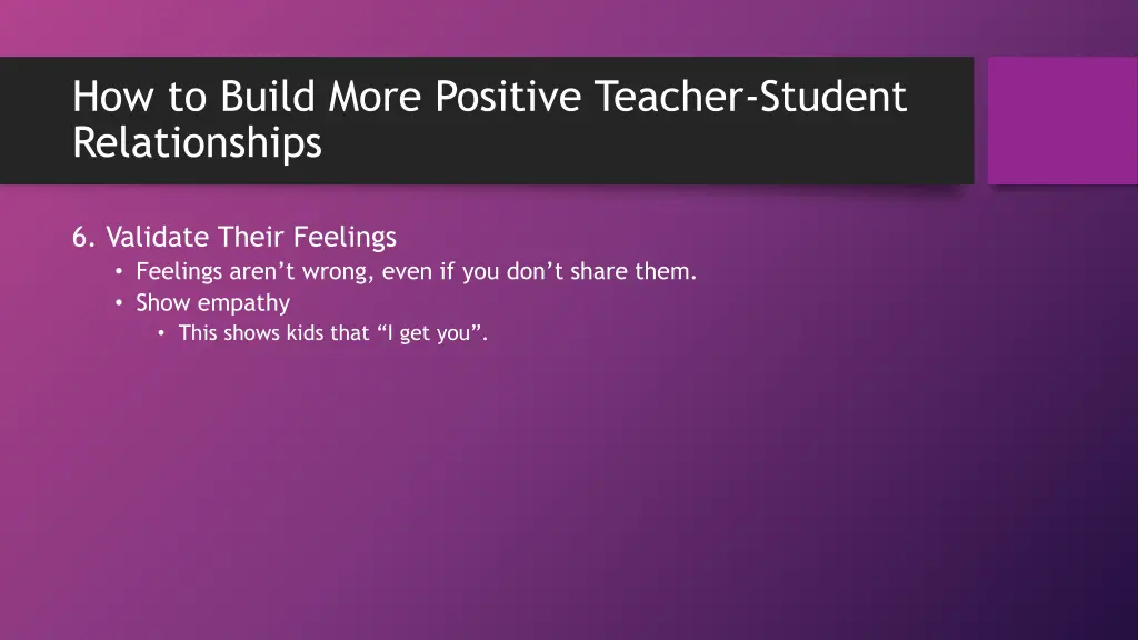 how to build more positive teacher student 5