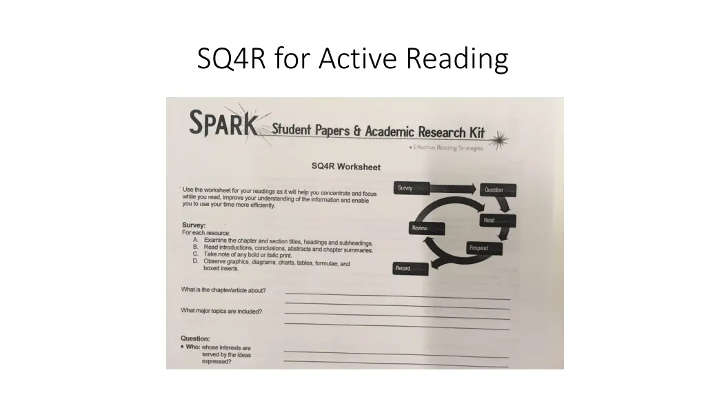 sq4r for active reading