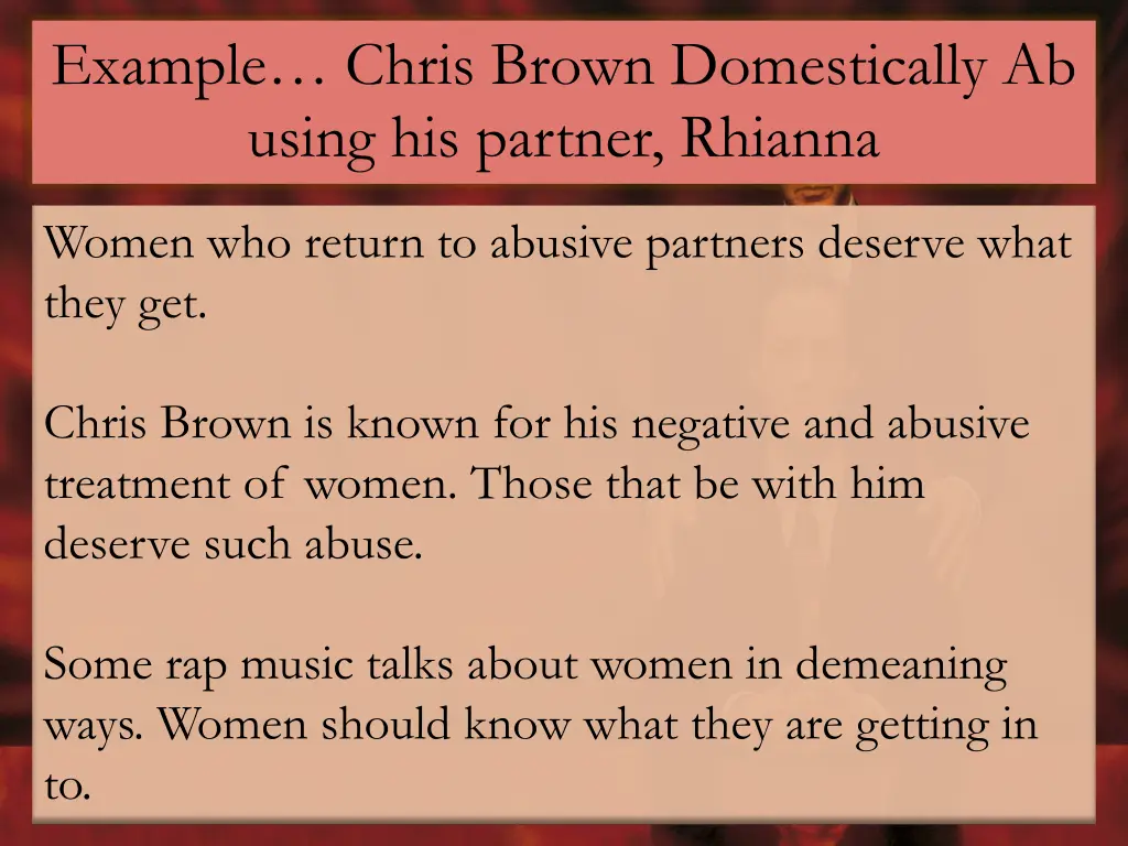 example chris brown domestically ab using