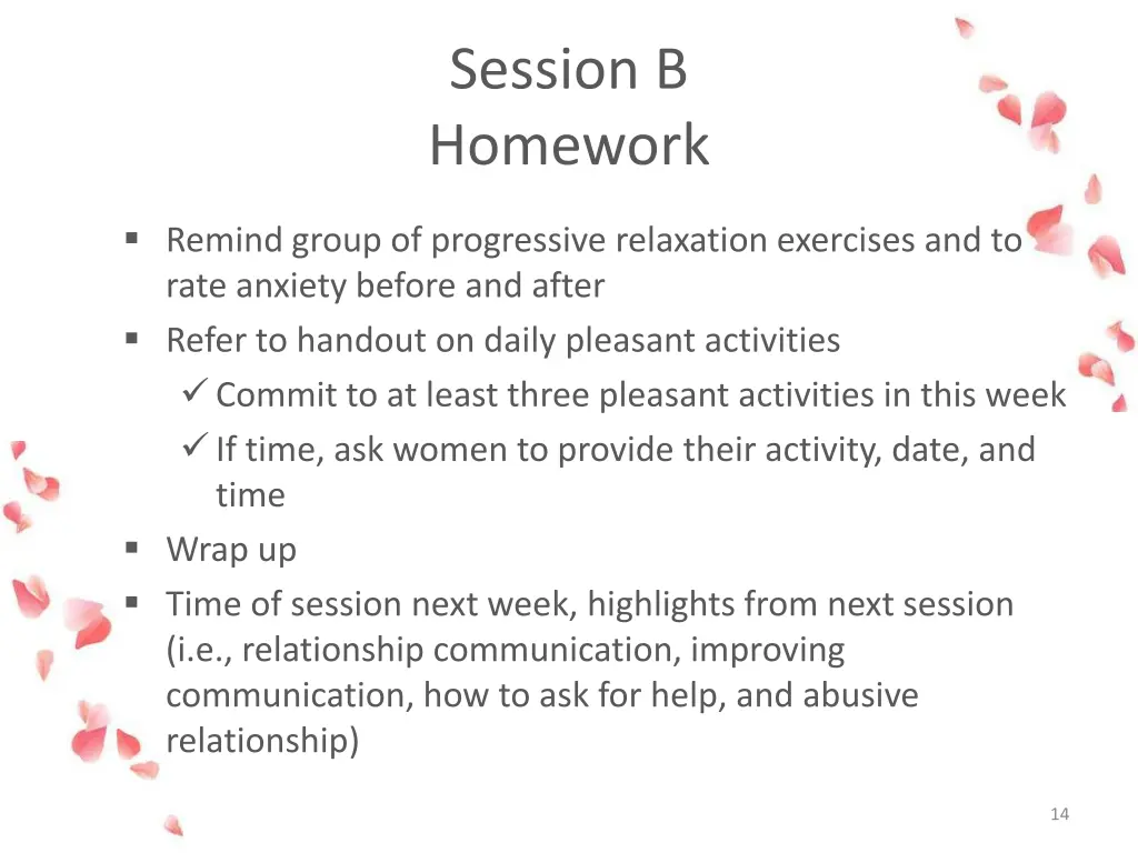 session b homework