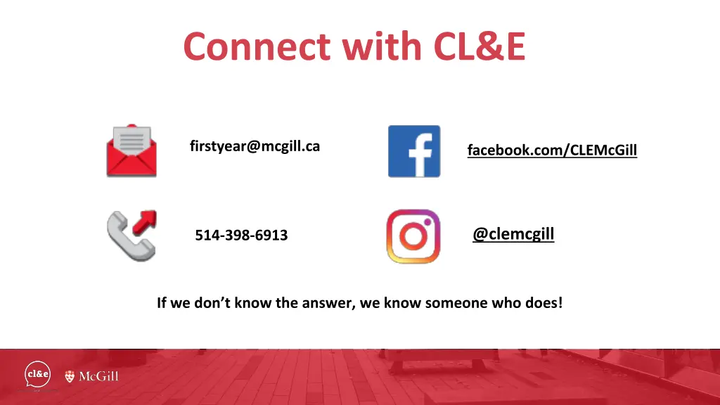 connect with cl e