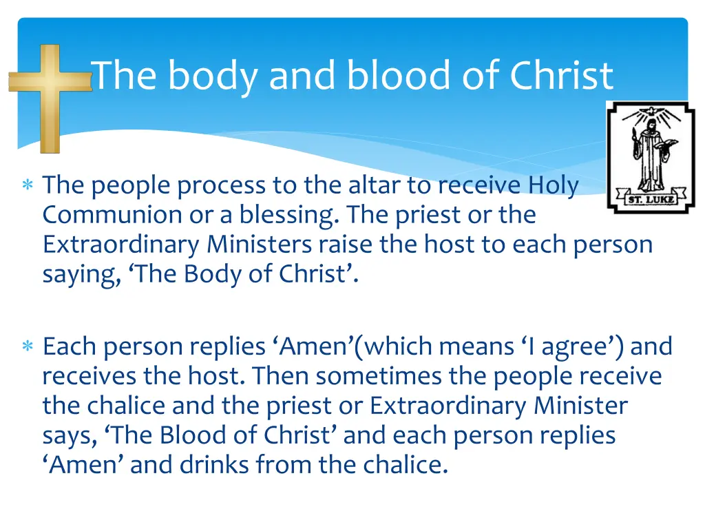 the body and blood of christ 1