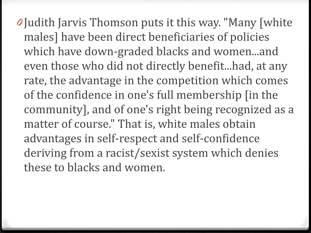 0 judith jarvis thomson puts it this way many