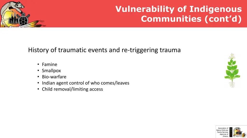 vulnerability of indigenous communities cont d 1