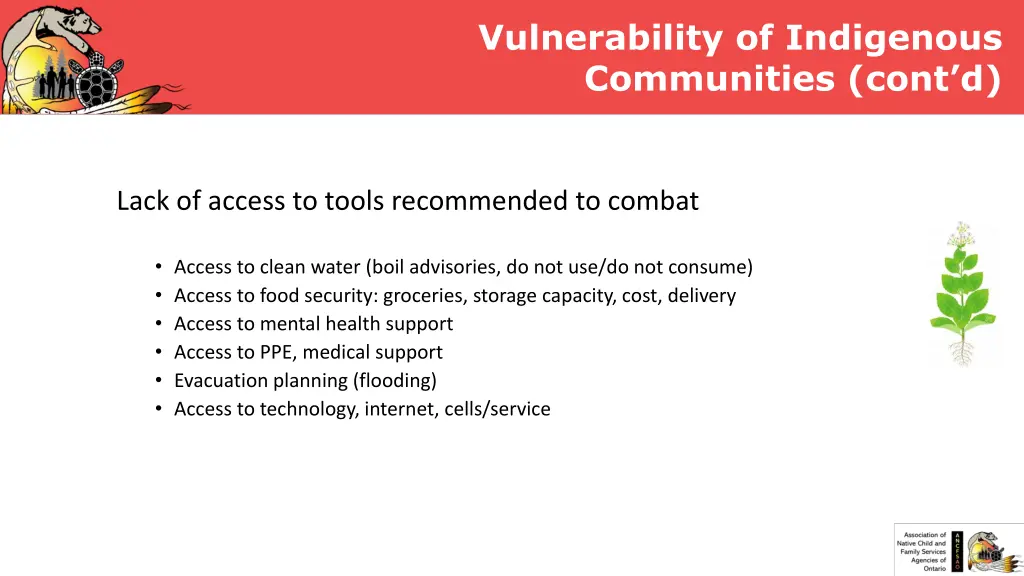 vulnerability of indigenous communities cont d 2