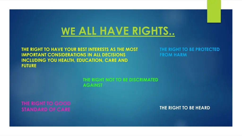 we all have rights