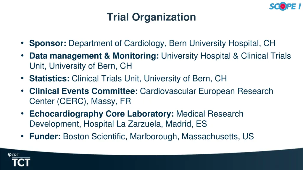 trial organization