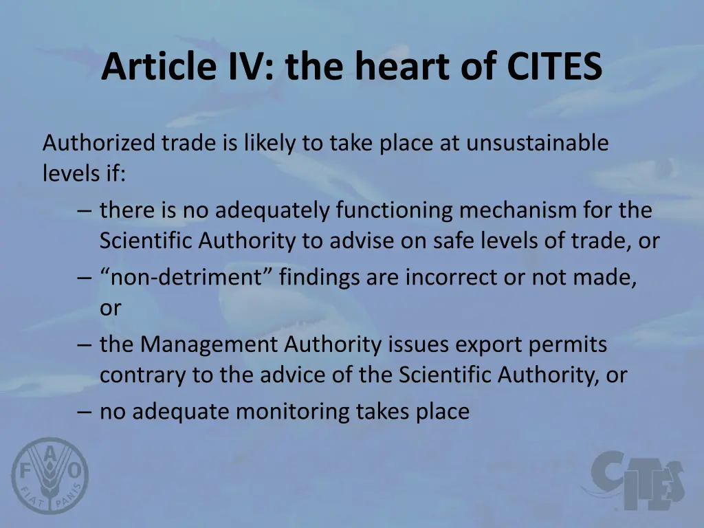 article iv the heart of cites 1