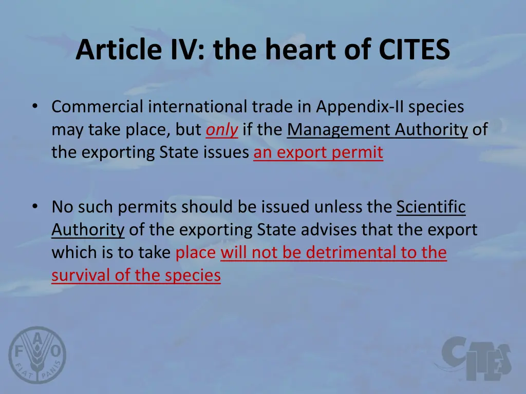 article iv the heart of cites