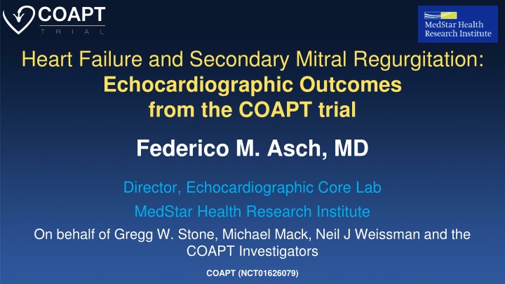 heart failure and secondary mitral regurgitation