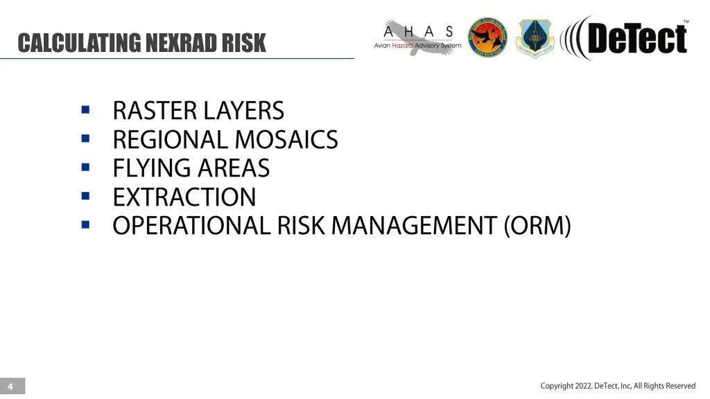 calculating nexrad risk