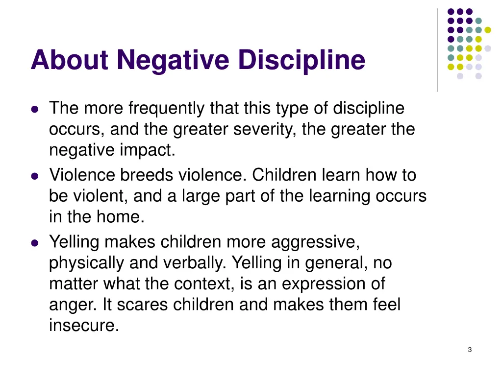 about negative discipline 1