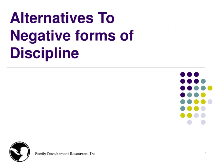 alternatives to negative forms of discipline