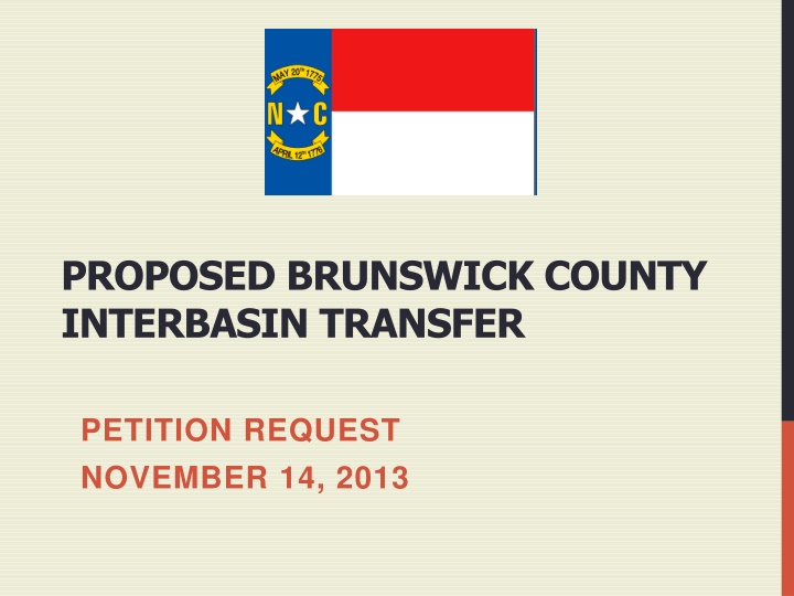 proposed brunswick county interbasin transfer