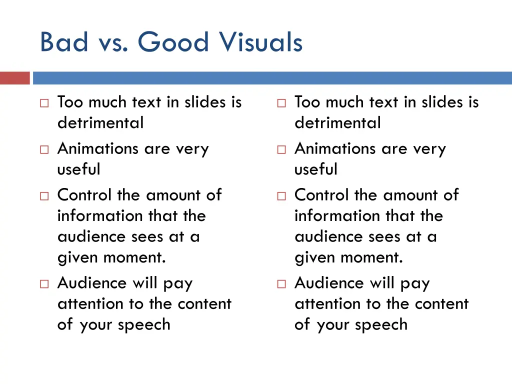 bad vs good visuals 1