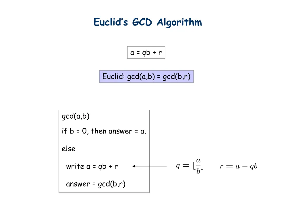 euclid s gcd algorithm