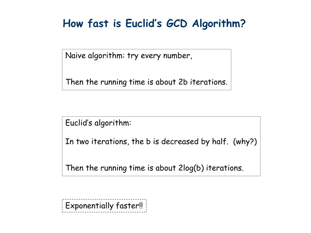 how fast is euclid s gcd algorithm