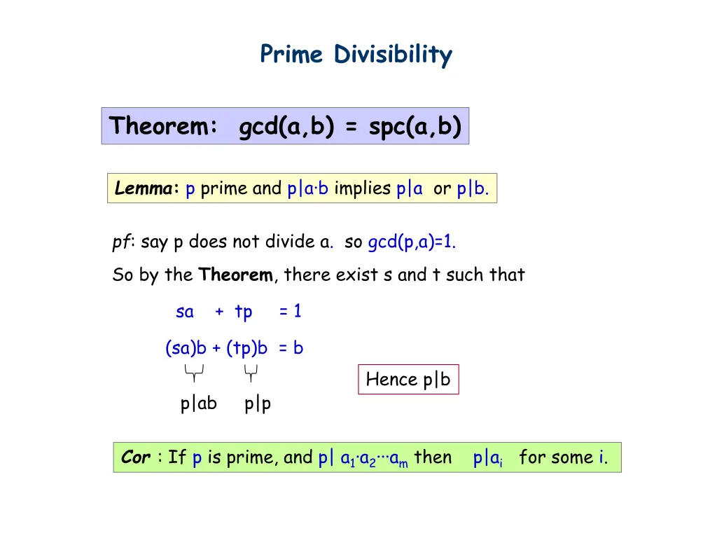 prime divisibility