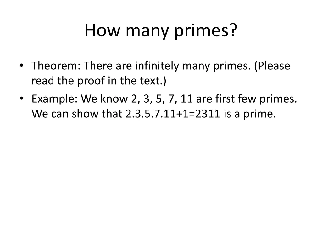 how many primes